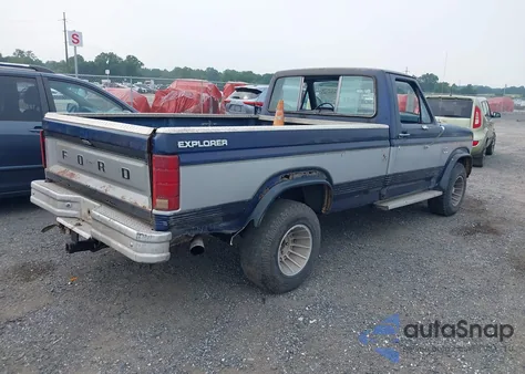 1985 Ford F150 из США, поврежденный, VIN 1FTEF14H7FNA51937